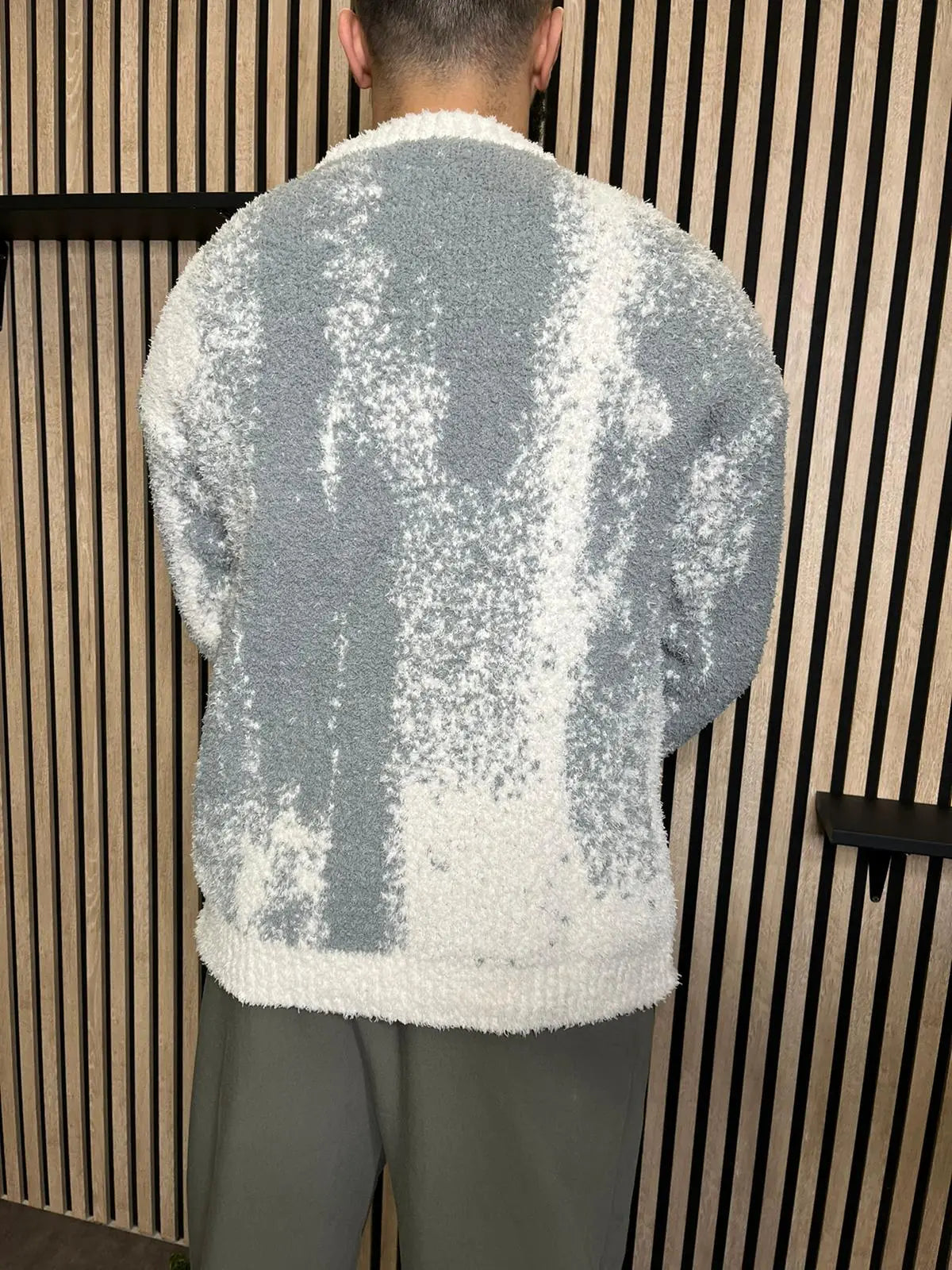 Pull "MOOT" - BLANC/GRIS THE ONE STORE