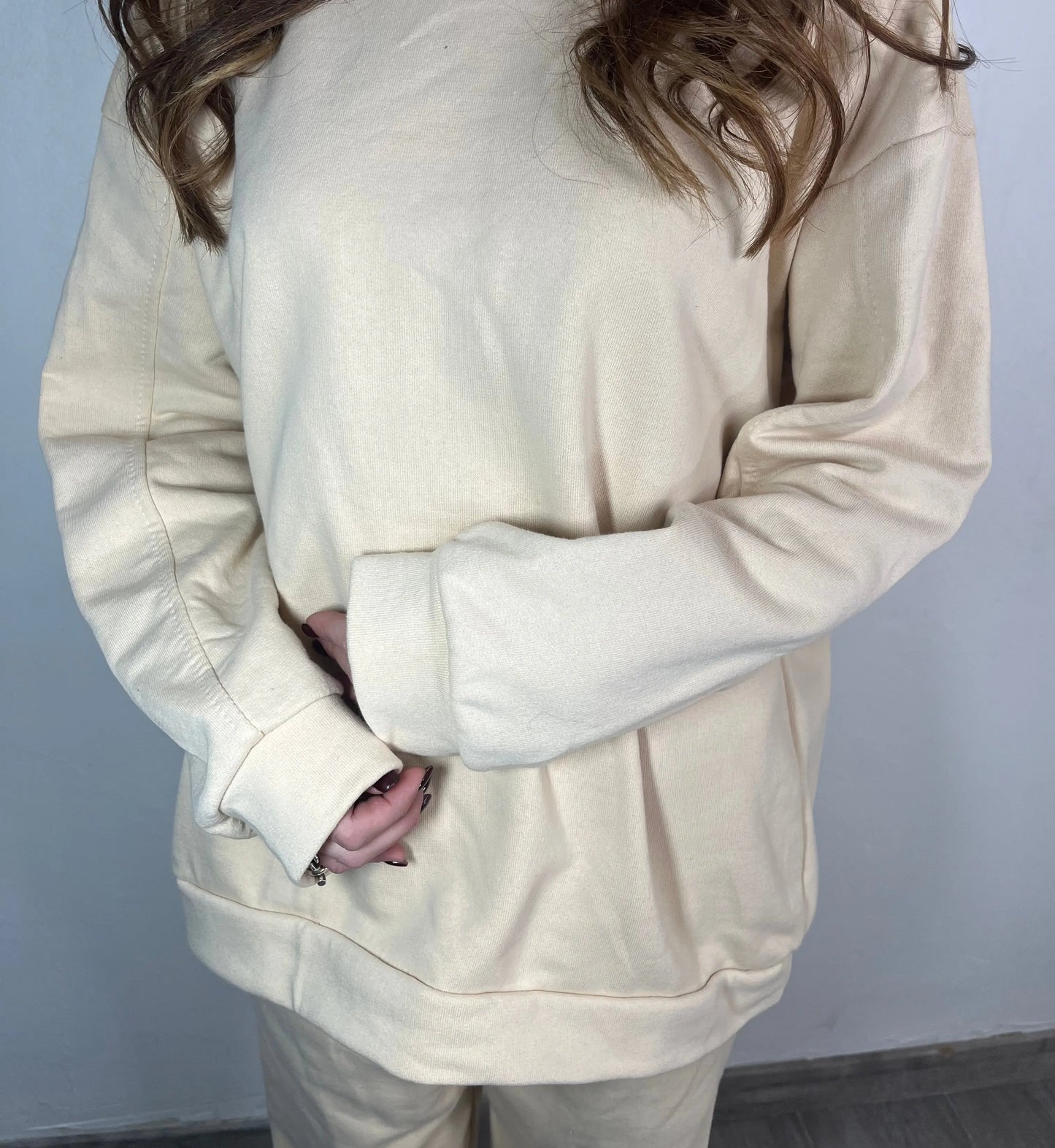 Jogging classique - BEIGE (Pull/Bas) THE ONE STORE