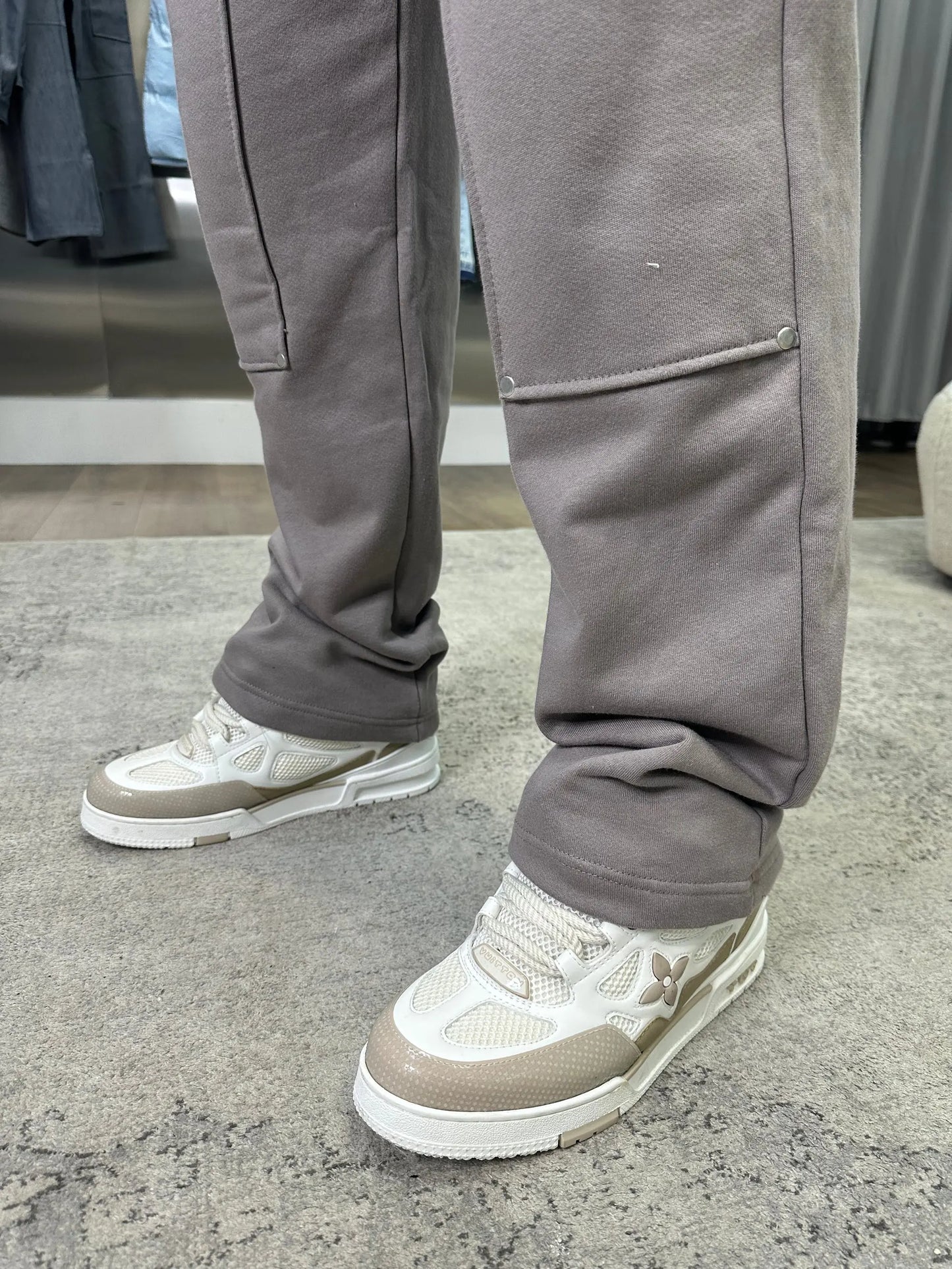 Pantalon jogging taupe THE ONE STORE