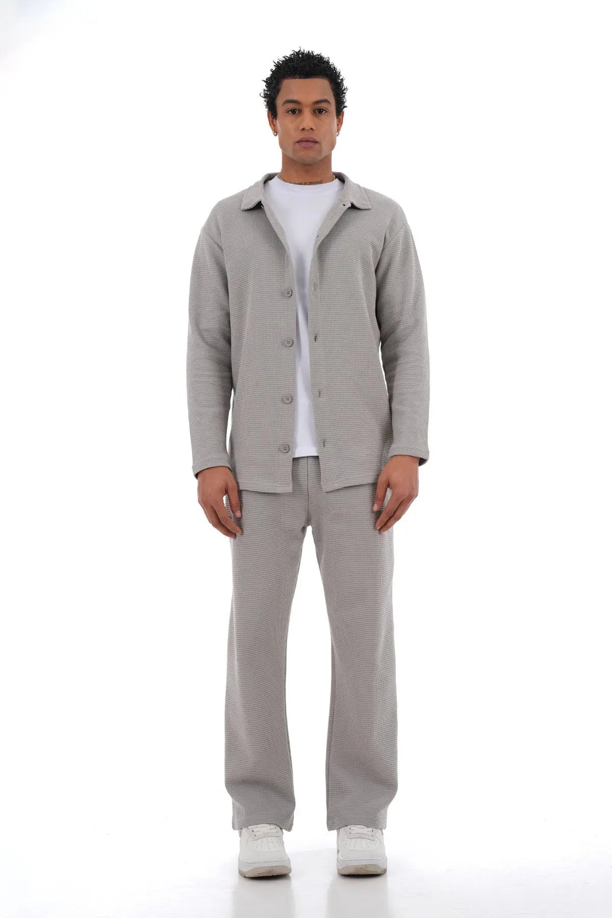 Ensemble "MILANO" - TAUPE (Chemise/Pantalon) THE ONE STORE