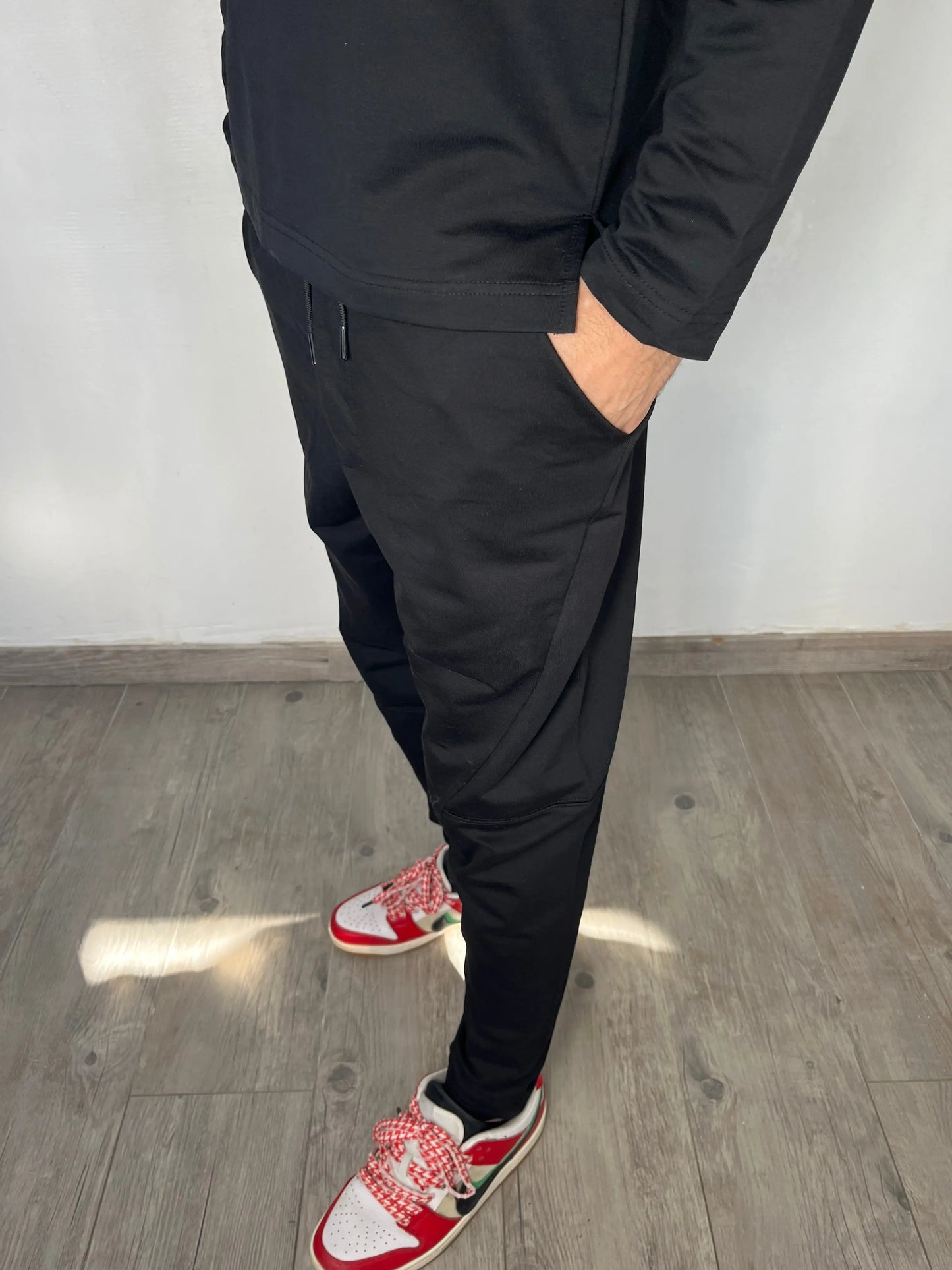 Ensemble "MARRAKECH" - NOIR (Polo/Pantalon) THE ONE STORE