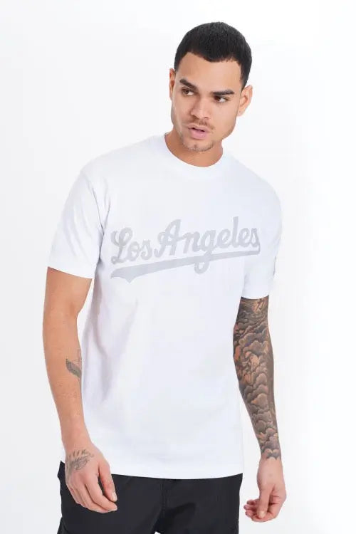 Tee shirt "LOS ANGELES" - BLANC THE ONE STORE